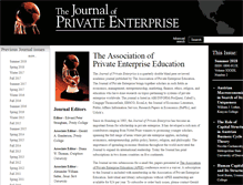 Tablet Screenshot of journal.apee.org